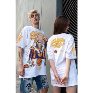 เสื้อยืด NREZ x POORBOY LIFE  No. 1 (สีขาว) ( Basketball Collection )