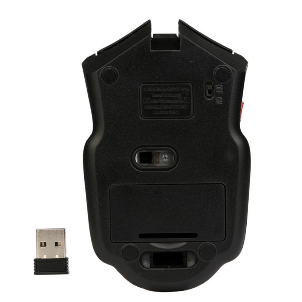 เมาส์เกมมิ่งไร้สาย 2.4GHZ  เมาส์ออปติคัลไร้สาย บลูทูธ แบบเงีย คอมพิวเตอร์ตั้งโต๊ะ/แล็ปท็อป ใช้ได้ - รูปที่ 4