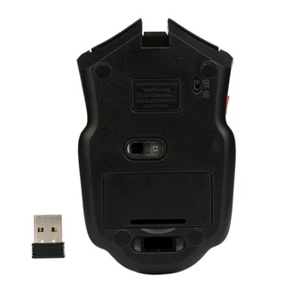เมาส์เกมมิ่งไร้สาย 2.4GHZ เมาส์ออปติคัลไร้สาย บลูทูธ แบบเงีย คอมพิวเตอร์ตั้งโต๊ะ/แล็ปท็อป ใช้ได้