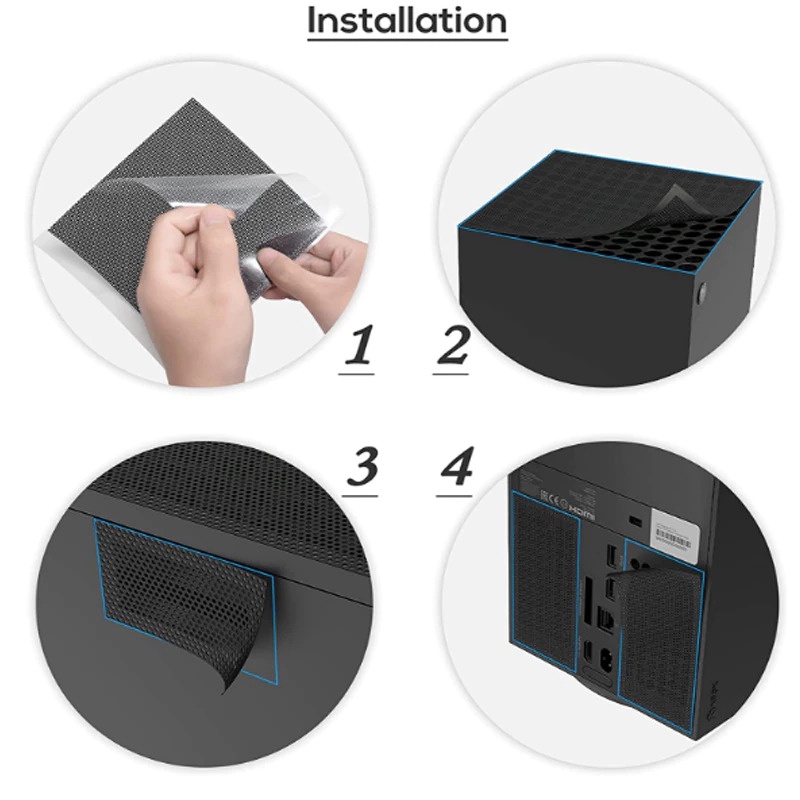 กันฝุ่น Xbox กันฝุ่นXbox Series X ตาข่ายกันหิน กันแมลง แผ่นแปะกันฝุ่น XBOX DUSTPROOF COVER