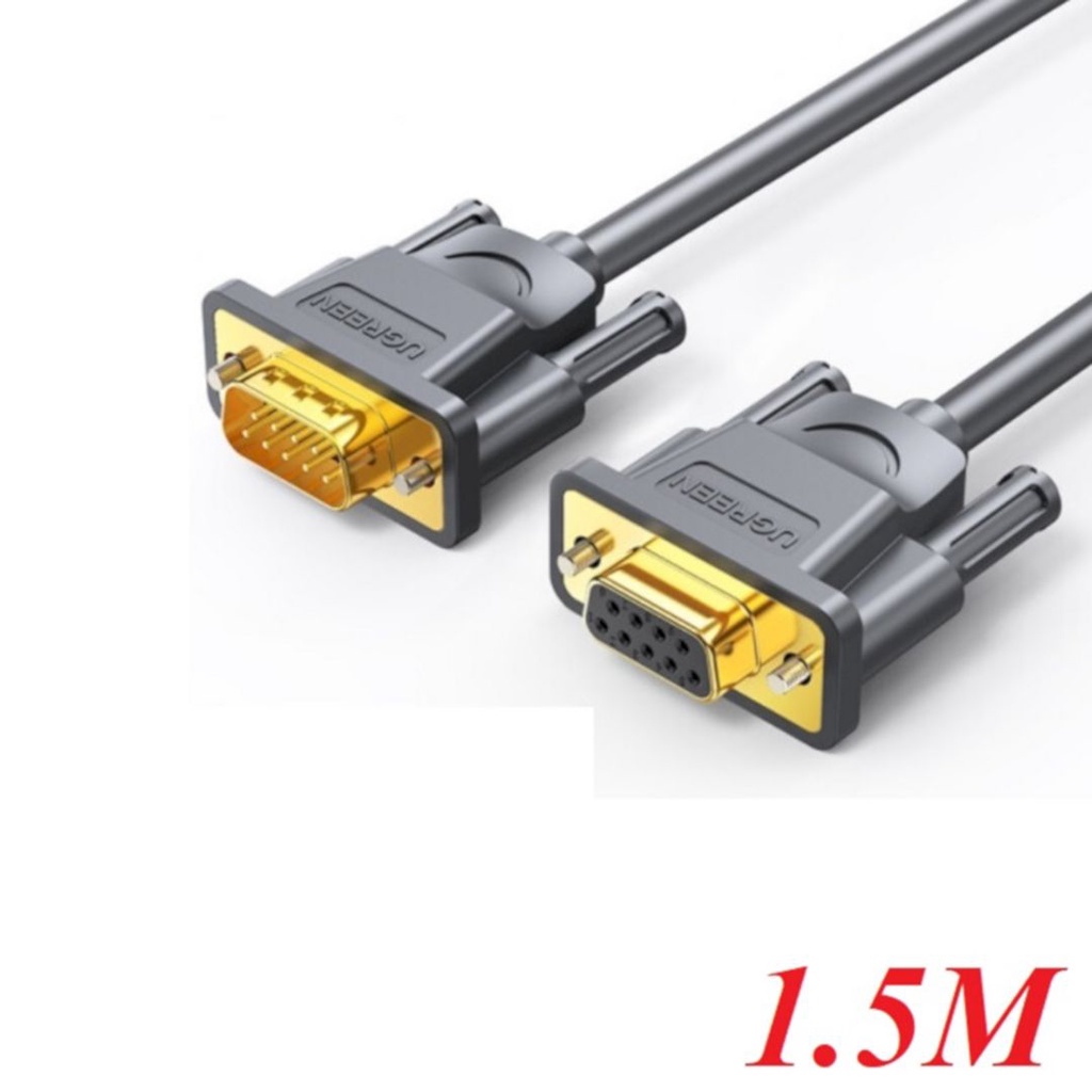 Ugreen 60308 1.5M Cross over Mode 30AWG DB9 Serial Cable ชายกับชาย DB102