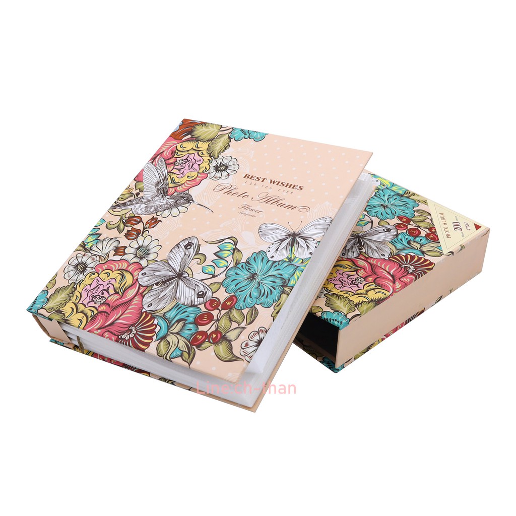 อัลบั้มรูป 4x6 ใส่ได้ 200 รูป