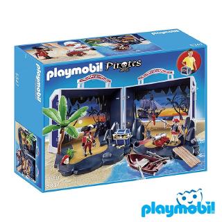 Playmobil 5347  Pirate Take Along Pirates Chest แอ็คชั่นฟิกเกอร์  โจรสลัด กระเป๋าสมบัติโจรสลัด