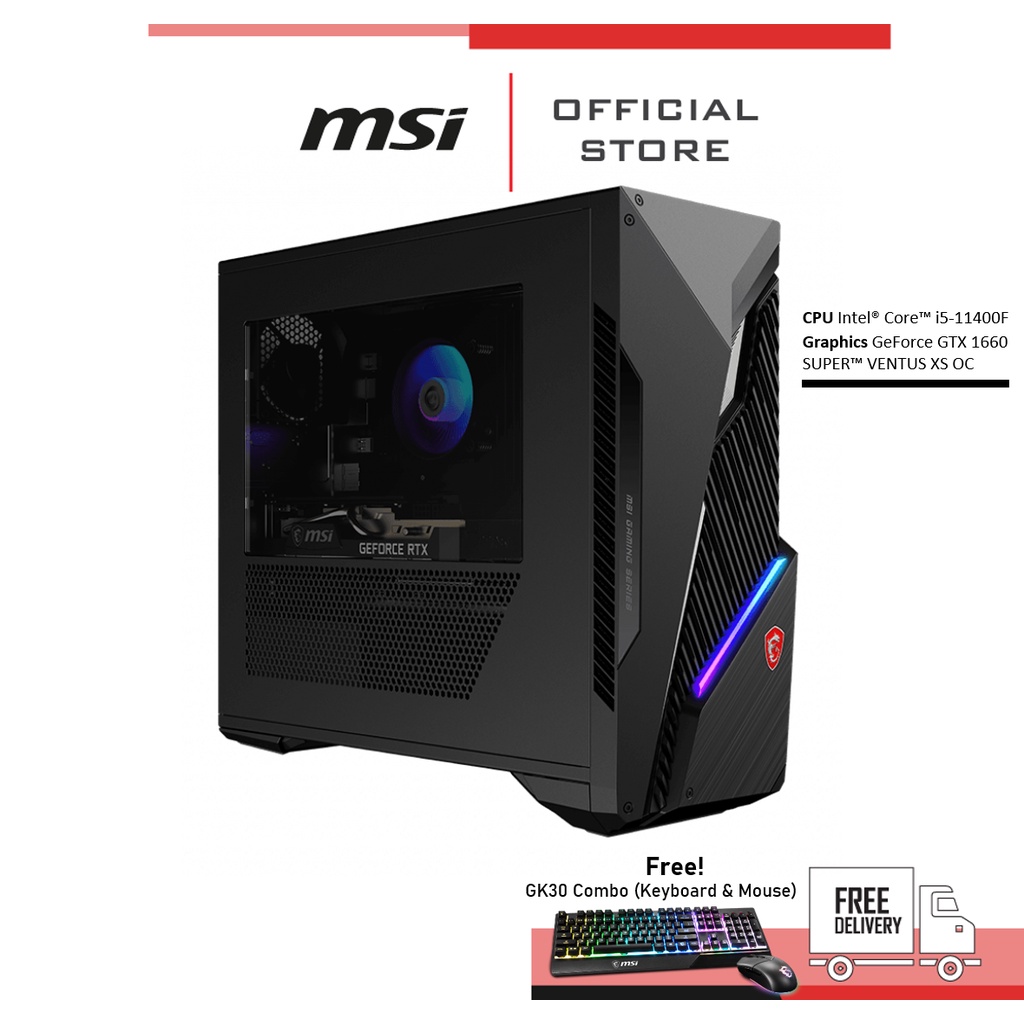 Msi Gaming Dt คอมพ วเตอร ต งโต ะ Mag Infinite S3 11si 060th Shopee Thailand