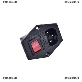 ( Little ) ซ็อกเก็ต 3 Pin Iec 320 C 14 Inlet 10 A