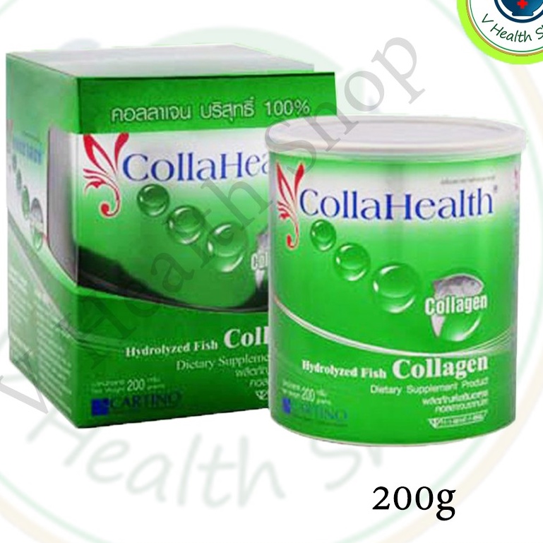 CollaHealth Collagen 200 g. คอลลาเจนบริสุทธิ์แท้ จากปลาน้ำจืด