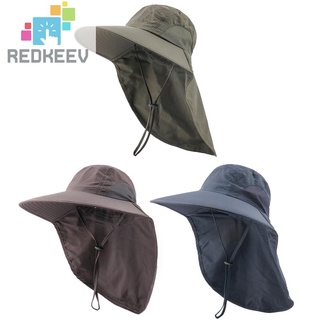 Redkeev หมวกกันแดด ป้องกันรังสียูวี สําหรับผู้ชาย ผู้หญิง ตกปลา กลางแจ้ง