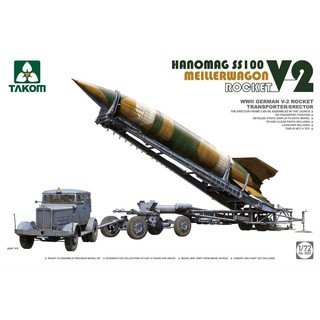 พลาสติก โมเดล ประกอบ TAKOM สเกล 1/72 V-2 Rocket, Hanomag SS100 &amp; Meillerwagen