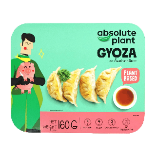 Absoluteplant / เกี๋ยวซ่าจากพืช / Plant - Based Gyoza / อาหารมังสวิรัติ / วีแกน / เนื้อสัตว์จากพืช