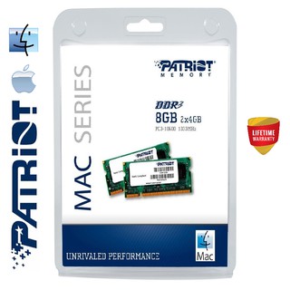 Patriot 8GB (2x4GB) DDR3 1333MHz SODIMM Memory Kit For Apple