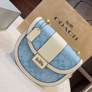 สินค้าใหม่-Coach-กระเป๋าผู้หญิง/กระเป๋าสะพายข้าง 💯% ของแท้/ของฟุ่มเฟือย ช็อตจริง จัดส่ง [ส่งฟรี] แฟชั่น หวาน น่ารัก...