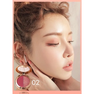 อายแชโดว์ Lameila eyeshadow 3เฉดสี 2สี พาเลทตา  ติดทนนาน กันน้ำ กันเหงื่อ--5121