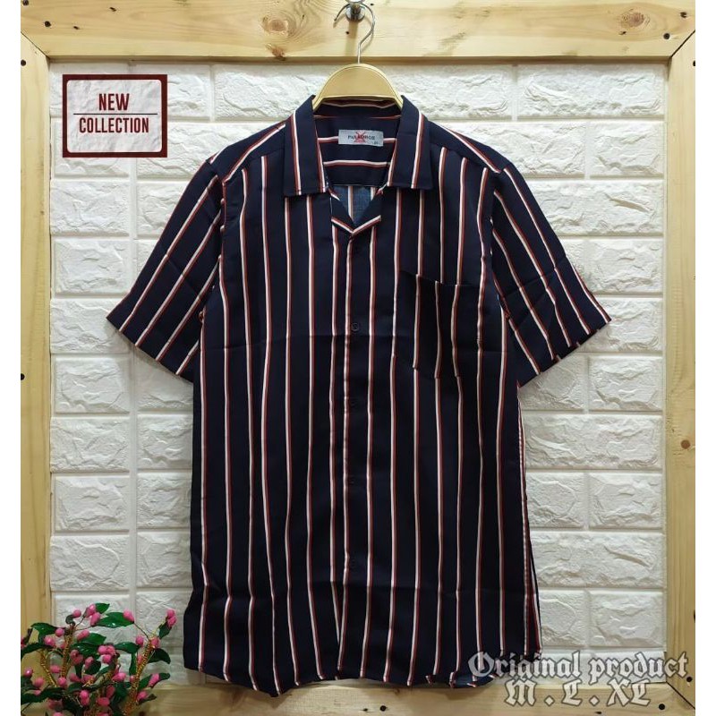 Kemeja Premium STRIP SHIRT, COOL AND CURRENT SHIRT