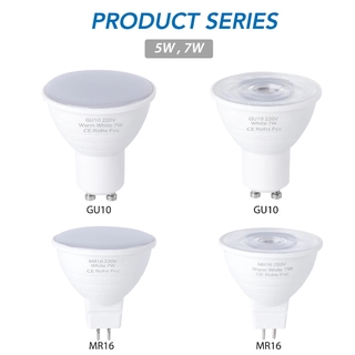 หลอดไฟสปอตไลท์ E27 Led / Gu10 Led Bulb /5W E14 Led 220V สปอตไลท์