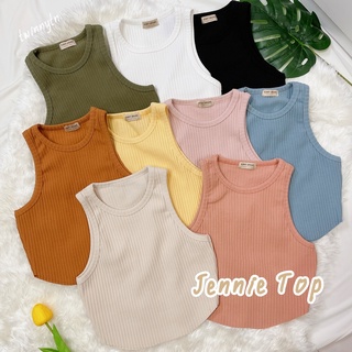 Sale🔥 Jennie Top 🌹 ครอปร่องใหญ่ชายโค้ง