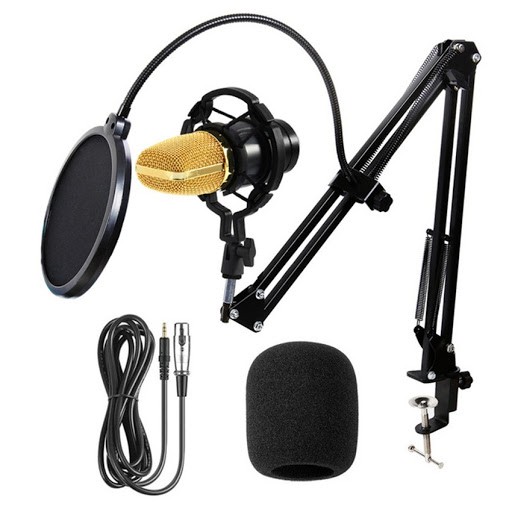Razeak BM-800  ไมค์อัดเสียง คอนเดนเซอร์ Pro Condenser Mic Microphone.