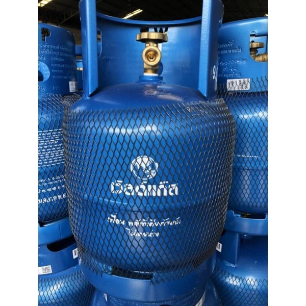 ถังแก๊สใหม่เวิร์ด 8 กิโลกรัม kg. world gas tank แท้พร้อมส่งวางใต้เคาน์เตอร์ได้