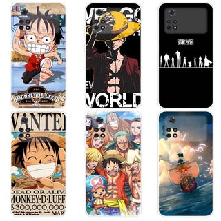 เคส เสี่ยวมี่ Xiaomi Poco M4 Pro 4G Case การ์ตูน One Piece เคสซิลิโคน Soft TPU โทรศัพท์มือถือ Back เคส