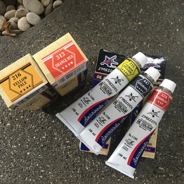 Xpression Leonaro Oil Color 180 ml - leonardo Oil สีน้ํามัน 180ml