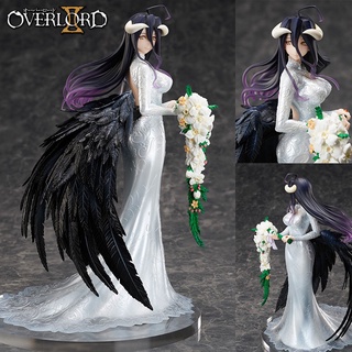 Figure ฟิกเกอร์ Model โมเดล จากการ์ตูนเรื่อง Overlord โอเวอร์ ลอร์ด จอมมารพิชิตโลก Albedo อัลเบโด้ Wedding Dress 1/7