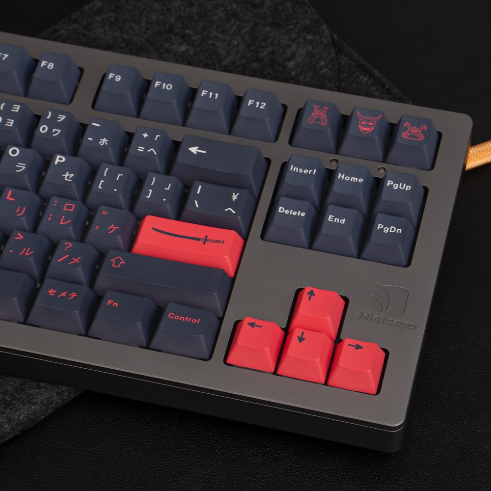 GMK Bushido  keycaps cherry profile DYE-SUB pbt  keycap 137 keys 64/68/87/96/980