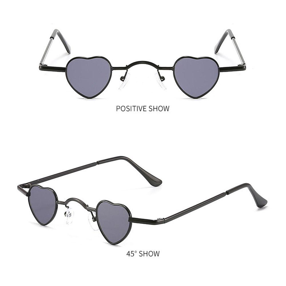 Susth แว่นตากันแดด กรอบโลหะ รูปหัวใจ สีแคนดี้ สไตล์ฮิปฮอป ย้อนยุค ราคา ถูกที่สุด ดีลบีเคเค แกลเลอรีภาพที่ 8