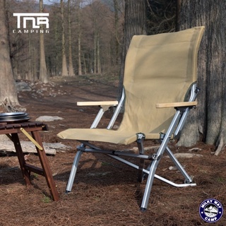 [ใส่โค้ด 3B4PTK ลด 400] เก้าอี้ Low Chair ยี่ห้อ TNR Camping แบบพนักพิงสูง