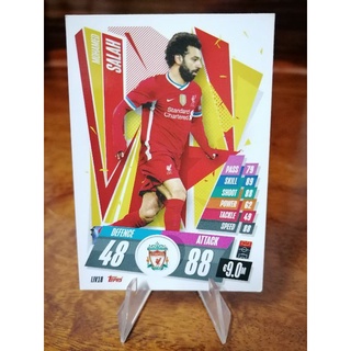 การ์ด​ Match Attax UEFA  2020/21 ชุด Base Card ทีมลิเวอร์พูล (Liverpool FC)