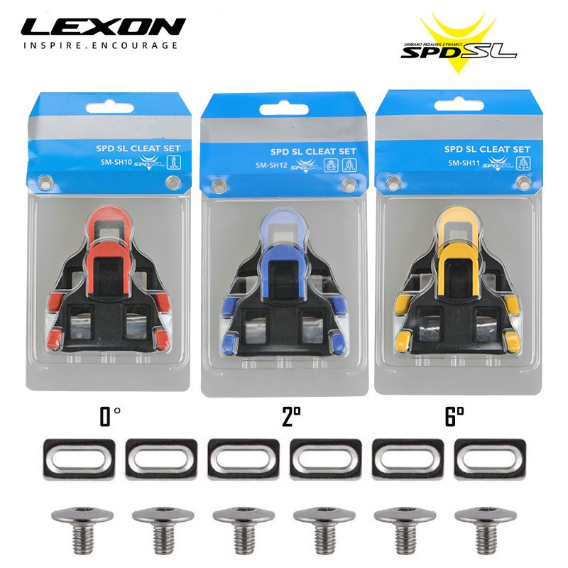 จักรยานเสือหมอบ SPD-SL SH10 SH11 SH12 อุปกรณ์เสริม Cleats ใหม่สำหรับการใช้งานบนจักรยาน
