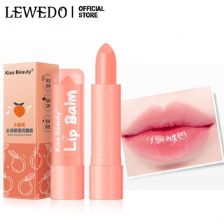 ลิปบาล์ม LEWEDO ช่วยให้ความชุ่มชื้น บํารุงริมฝีปาก สีชมพู