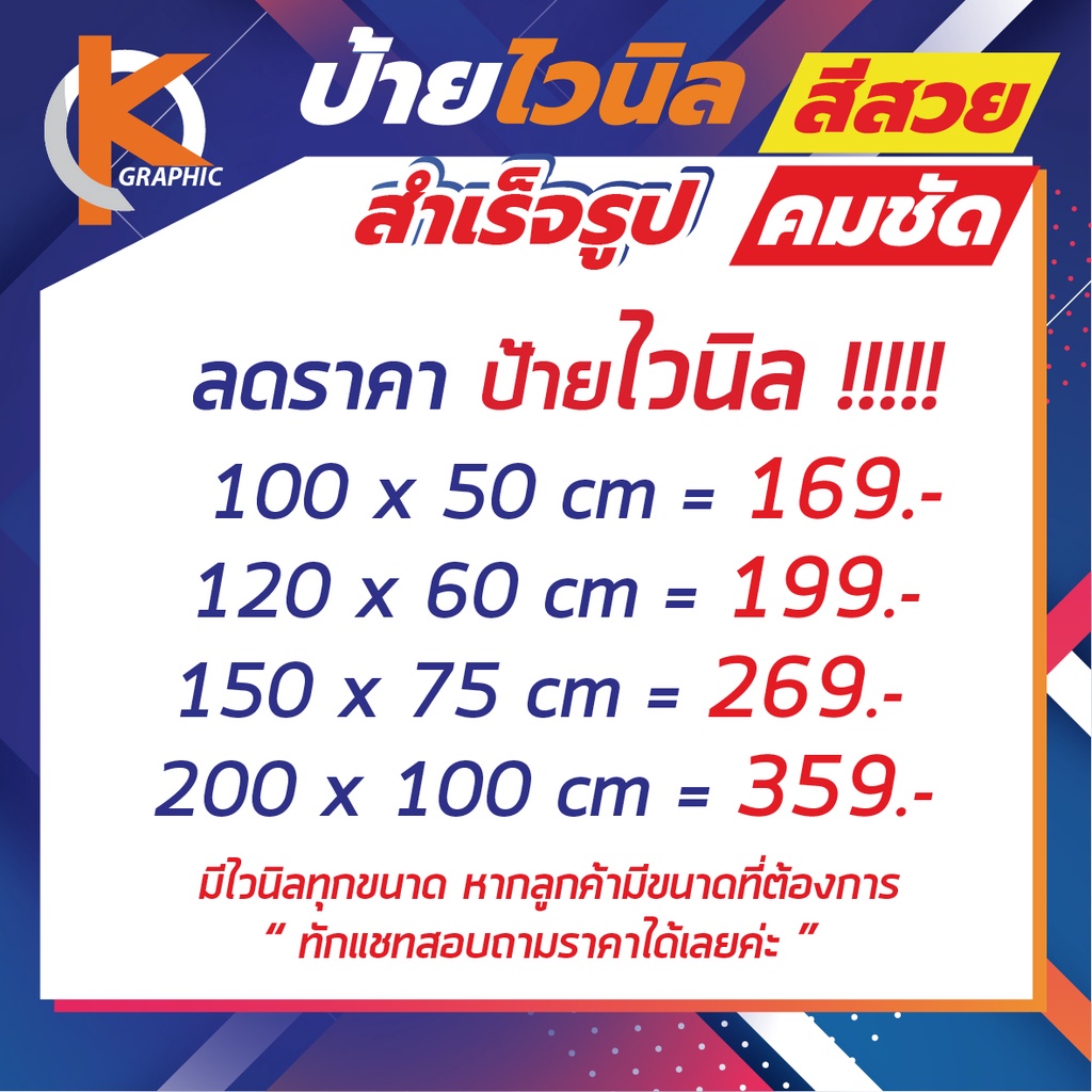 ป้ายไก่ทอด ขายไก่ทอด – OK16 ป้ายไวนิลสำเร็จรูป คมชัด สีสวย (เจาะตาไก่ พร้อมใช้งาน) ราคา ถูกที่สุด ดีลบีเคเค แกลเลอรีภาพที่ 3