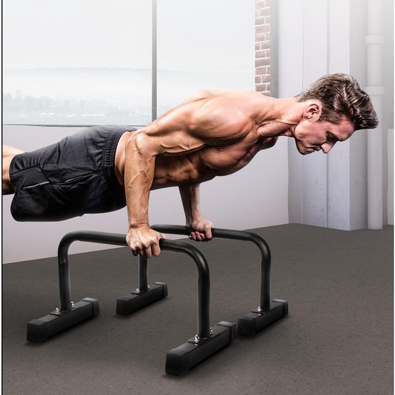 บาร์หกสูง บาร์คู่ Push Up Stand Bar บาร์คู่ตั้งพื้น แกนเหล็ก แข็งแรง มั่นคง LEBERT EQUALIZER