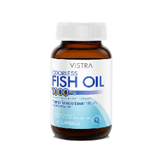 VISTRA ODORLESS FISH OIL 1000 MG (BOT-45 CAPS) วิสทร้า โอเดอร์เลส ฟิชออยด์ 1000 มก. (45 เม็ด) 66.06 กรัม