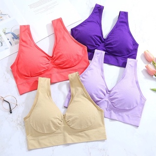 บราสำหรับเสื้อเว้าหลัง ซับใน ⭐fairybra.store⭐ SB-113 สปอร์ตบรา ผ้านิ่ม ใส่สบาย