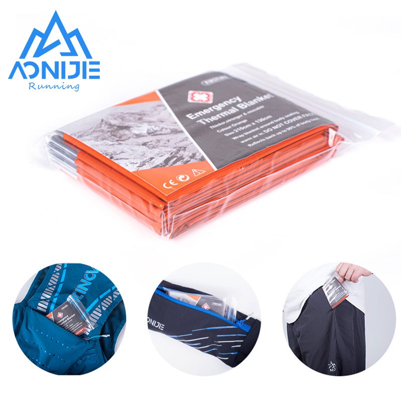 Aonijie A107 ผ้าห่มฉุกเฉินน้ําหนักเบามัลติฟังก์ชั่นอุปกรณ์ปฐมพยาบาล