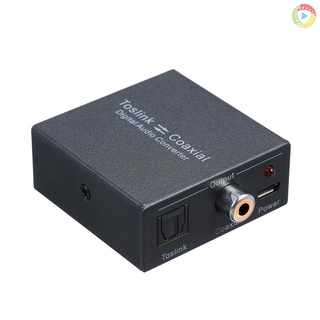 Docooler อะแดปเตอร์แปลงเสียงดิจิตอล 2-Way Spdif Toslink To Coaxial And Coaxial To Optical Spdif Toslink Bi-Directional