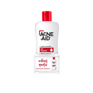 ACNE-AID LIQUID CLEANSER FOR ACNE PRONE SKIN ,SUITABLE FOR OILY SKIN WITH ACNE 100ML X2 แอคเน่-เอด ลิควิด คลีนเซอร์