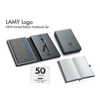 Lamy 50th Anniversary Limited Edition notebook with LAMY logo M+ Special