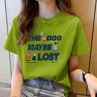 🚚 พร้อมส่ง 🚚 เสื้อยืด แขนสั้นคอกลม ⭐ เสื้อยืดหญิงฤดูร้อนใหม่สบายโพลีเอสเตอร์ ⭐ สไตล์เกาหลี มีให้เลือกหลากสี ⭐ #W5