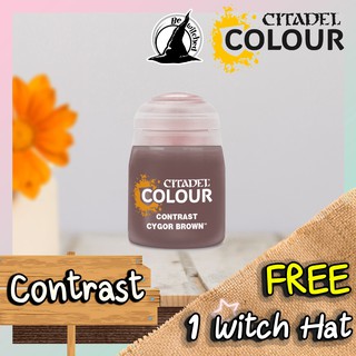 (Contrast) CYGOR BROWN : Citadel Paint แถมฟรี 1 Floor Tile