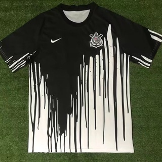 เสื้อกีฬาแขนสั้น ลายทีมชาติฟุตบอล Corinthians 22-23 Corinthians แห้งเร็ว ไซซ์ S-XXL AAA