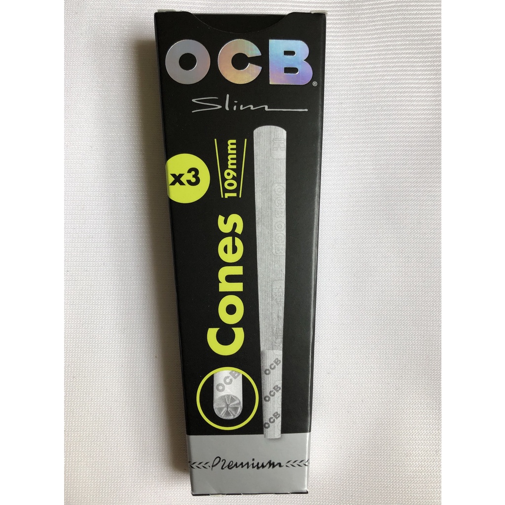 OCB Premium Slim Cones (3 cones) 149 THB กระดาษ OCB Premium pre-rolled 3 ชิ้นในกล่อง (imported) ส่งเ