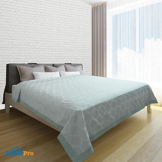 ผ้าคลุมเตียง KING SIZE VINTAGE สีเขียว BED COVER VINTAGE K GREEN