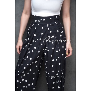 MaCuLaTa DoT Pants•• สวยไม่แผ่ว…!!! กางเกงลายจุดเอวสูงปรี๊ด ทรงเก๋