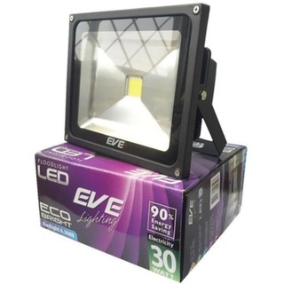 สปอร์ตไลท์แอลอีดี LED Spot Light LED 30W Eve แสงขาว รุ่น COB 1 ตัว ประกันสินค้า 30วัตว์ Daylight1ปี