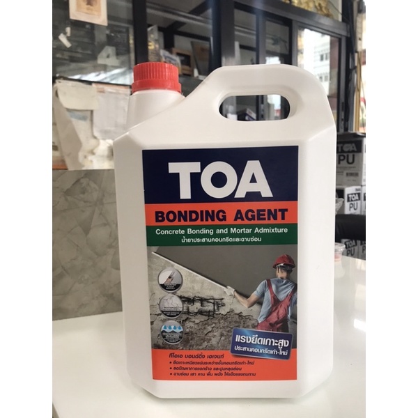 TOA น้ำยาประสานคอนกรีต S Bond บอนด์ดิ้ง เอเจนท์  (ทีโอเอ 112 ซุปเปอร์ บอนด์) 5ลิตร