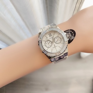 GUESS WATCH WOMEN Limelight หน้าปัดขาว สีเงิน รุ่นใหม่