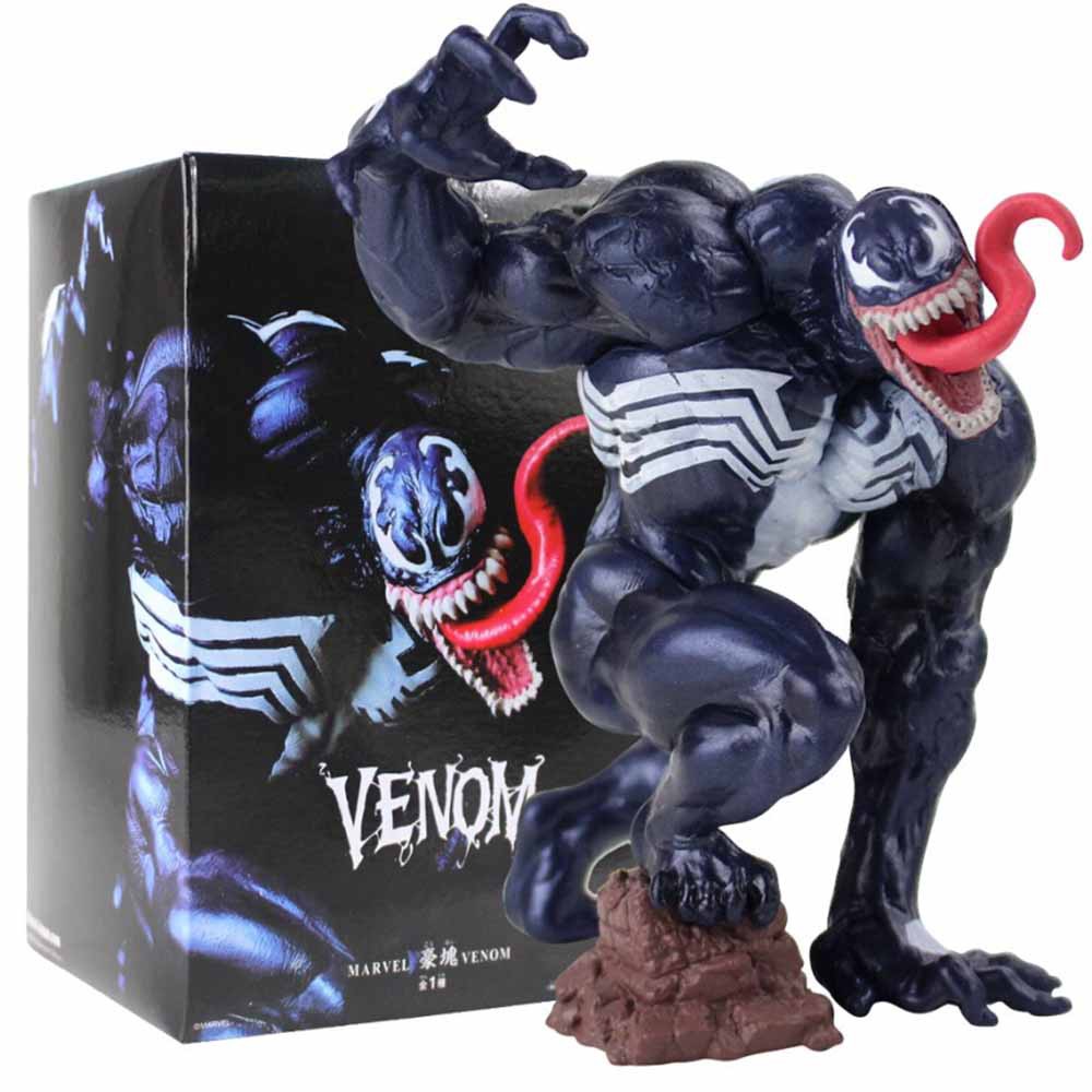 14 ซม.อะนิเมะซูเปอร์ฮีโร่รูป Venom Anti-Venom Sticking ลิ้น Out GK รูปปั้น PVC Action Figures รุ่นเดสก์ท็อปตกแต่งคอลเลกชันตุ๊กตาของเล่น