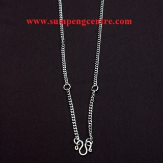 สร้อยแบนสแตนเลส เบอร์ 19-24 นิ้ว 3 องค์ Flat stainless necklaces no: 19-24 inches 3 rings