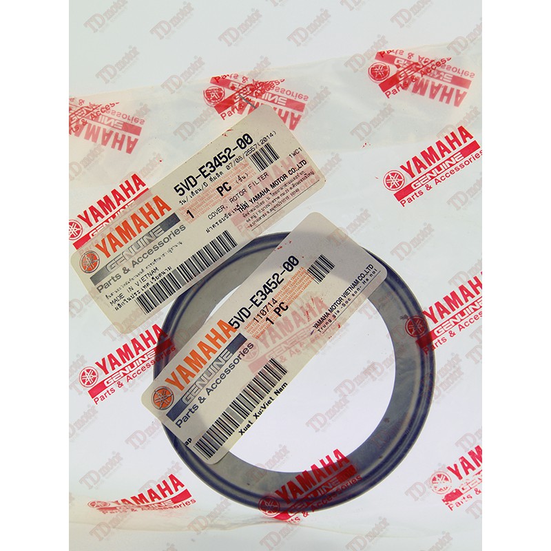 ฝาครอบข้างข้อเหวี่ยง YAMAHA  MIO,FINO,NOUVO,NOUVO-SX (5VD-E3452-00) แท้ห้าง-ศูนย์ 100 %